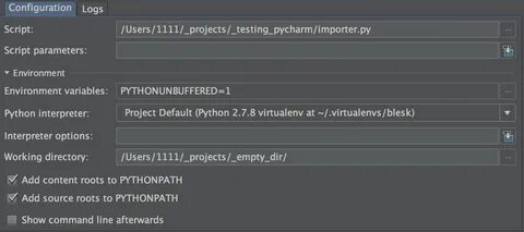 Pycharm path