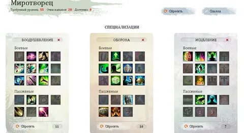 Archeage билды