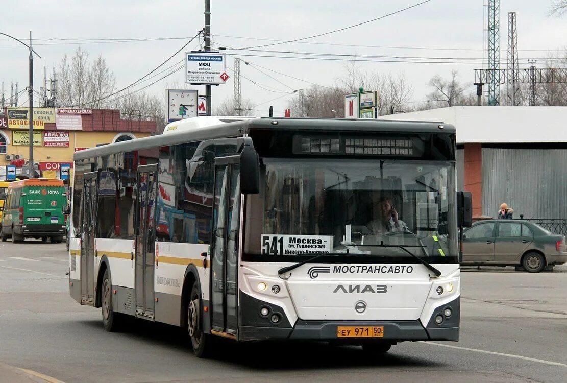 Автобус 541 маршрут остановки. ЛИАЗ 5292 Красногорск. Автобус 541 Тушинская. Автобус 549 Тушинская. Автобус 541 Тушинская Николо Урюпино.