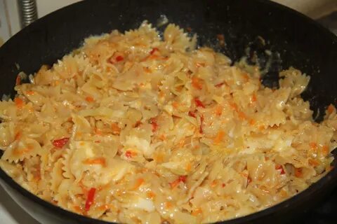 Макароны с мясом луком морковью