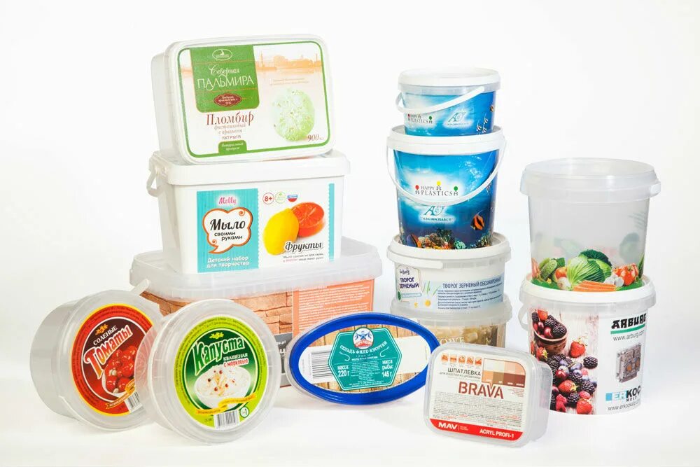 А также для пищевых продуктов. Упаковка пищевых продуктов. Пластиковая упаковка продуктов. Полиэтиленовая упаковка для продуктов. Инмолд упаковка.