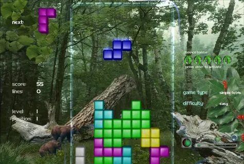 Играть лесной тетрис