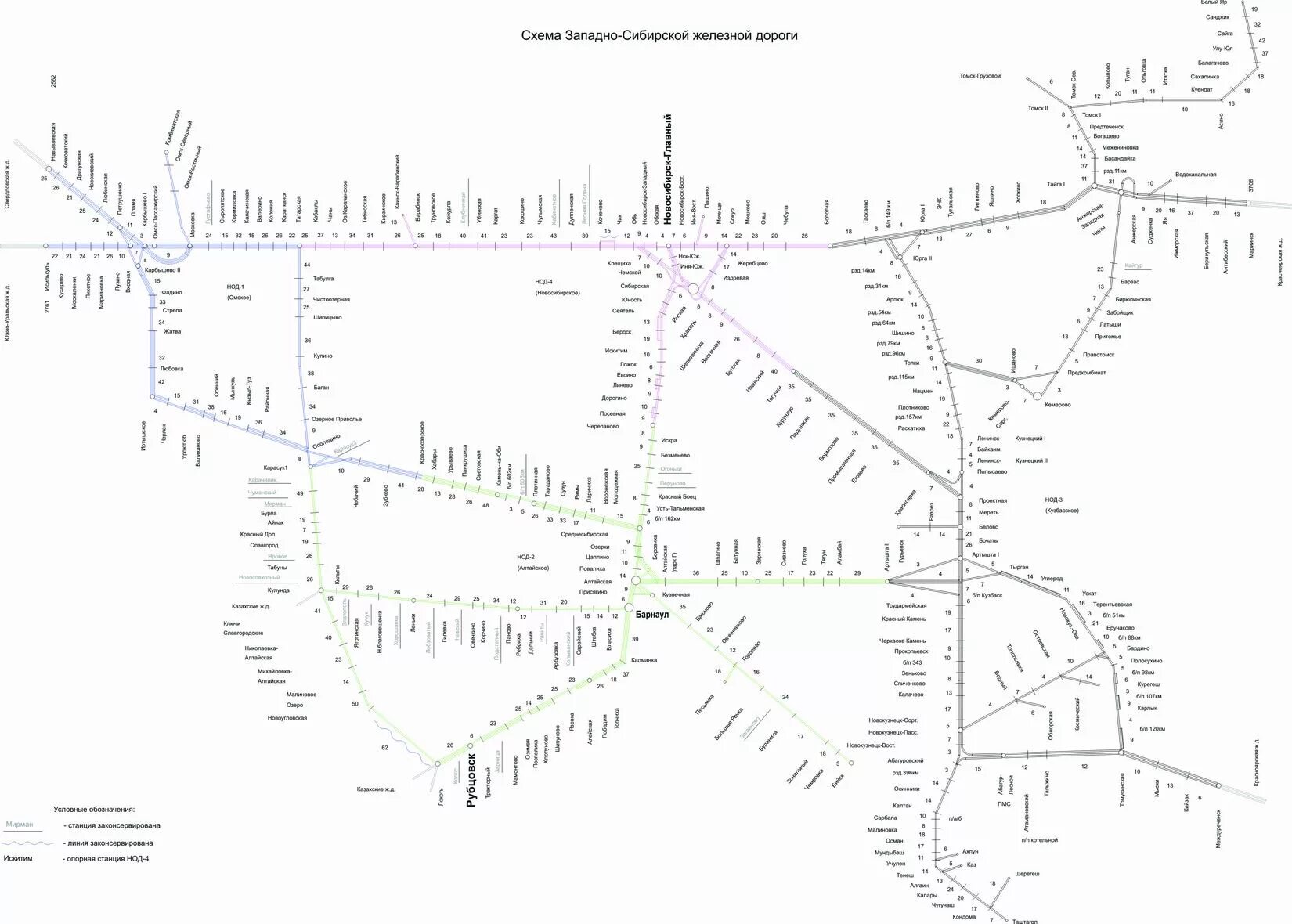 Станции сибирской железной дороги. Западно-Сибирская железная дорога схема. Схема Западно-сибирской железной дороги со станциями. Карта железных дорог Западно-сибирской железной дороги. Схема зап. Сиб железной дороги.