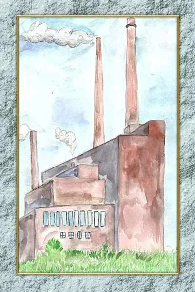 приморская грэс глазами детей. рисунки на тему завод глазами детей. завод будущего аппликация для детей. завод рисунок для детей. детские рисунки завода.