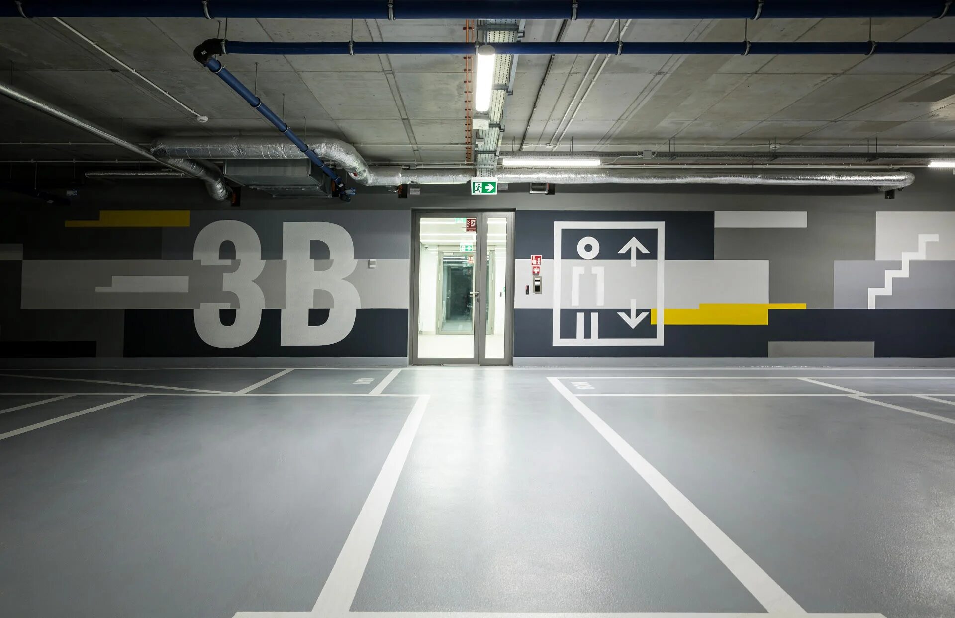 Дизайнерский подземный паркинг. Подземная парковка интерьер. Подземная стоянка. Parking design. Дизайнерский паркинг.