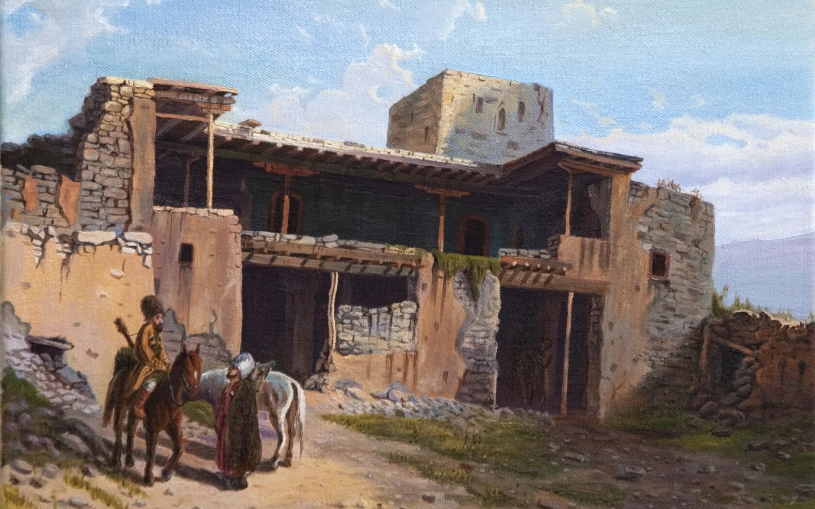 В ауле множество собак
