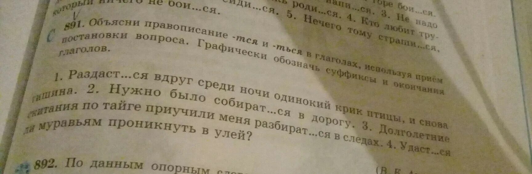 Спиши употребляя глаголы в прошедшем времени. Тся или ться графически обозначьте орфограмму.