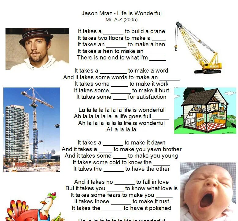 Wonderful life на русском. Life in the wonderful Jason Mraz. Life in the wonderful Jason Mraz текст. Jason Mraz Life is wonderful год. Wonderful Life Song Worksheets.