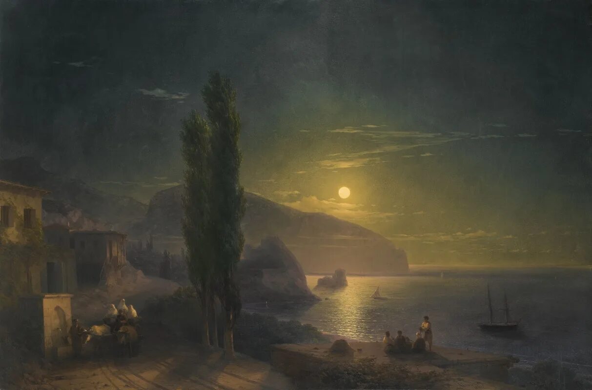 Картина ночные пейзажи айвазовского