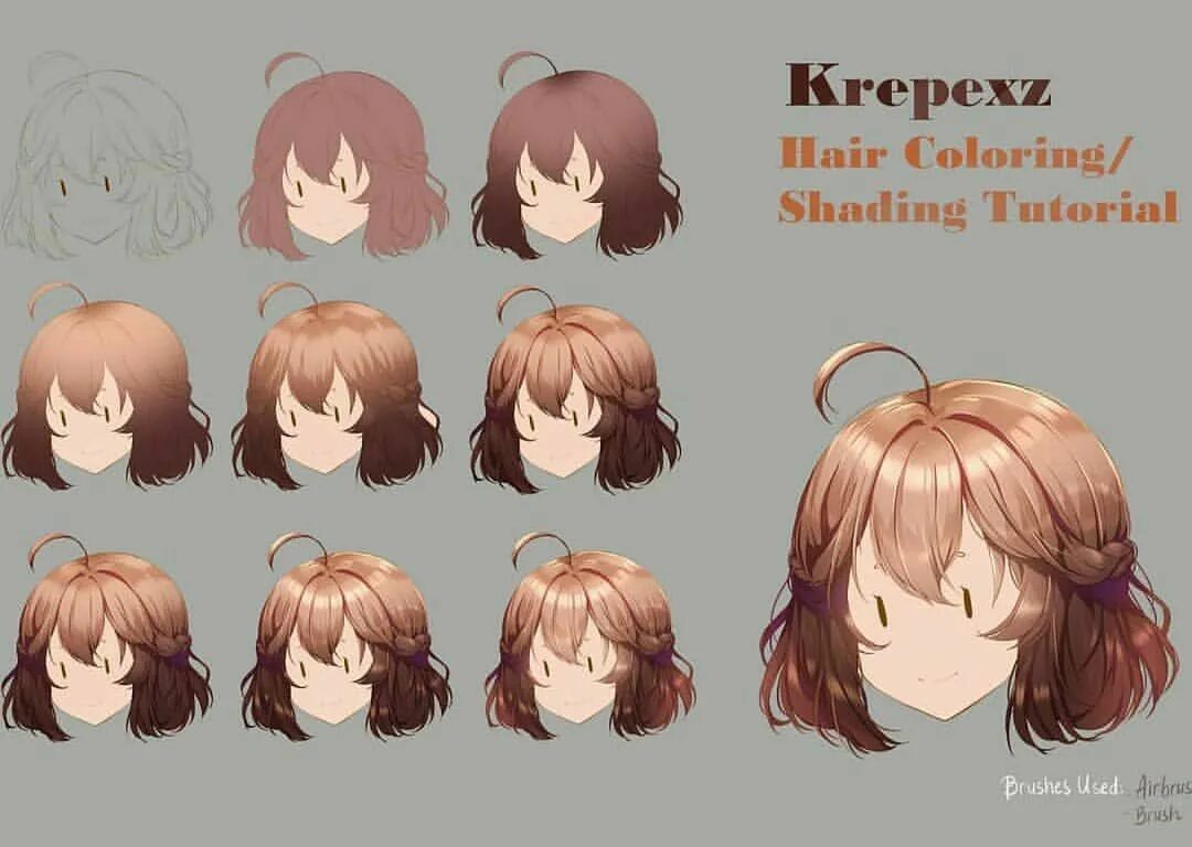 Hair color shading