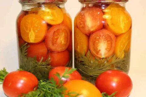 Рецепт маринованных желтых помидор