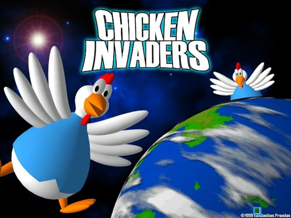 Игра про куриц. Игра Chicken Invaders. Куры в космосе игра. Игра Chicken Invaders 1.