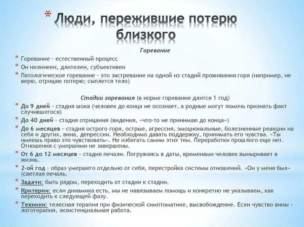 Поддержка человеку потерявшего близкого. Рекомендации психолога по утрате. Рекомендации психолога по утрате близкого человека. Как пережить потерю близкого человека. Памятка как справится с утратой близкого человека.