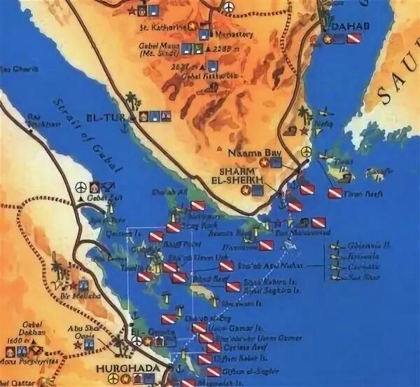 Карта Синая,Шарм Эль Шейх. Синайский полуостров Шарм-Эль-Шейх карта. Шарм-Эль-Шейх на карте Египта.