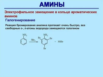 Кто реагирует с бромной водой