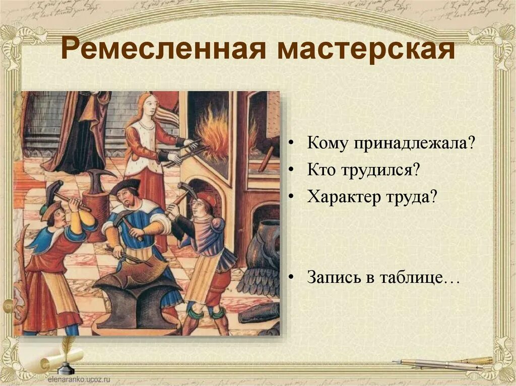 Ремесленная. Ремесленная мастерская. мастерская ремесленника. кому принадлежит ремесленная мастерская. ремесленная мастерская характер труда.