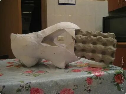 Голова змеи из поролона