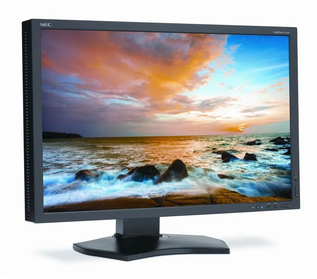 Монитор led 24. Монитор nec multisync p242w. монитор nec 24 дюйма. мониторы nec 27 дюйма с ips матрицей. p242w.