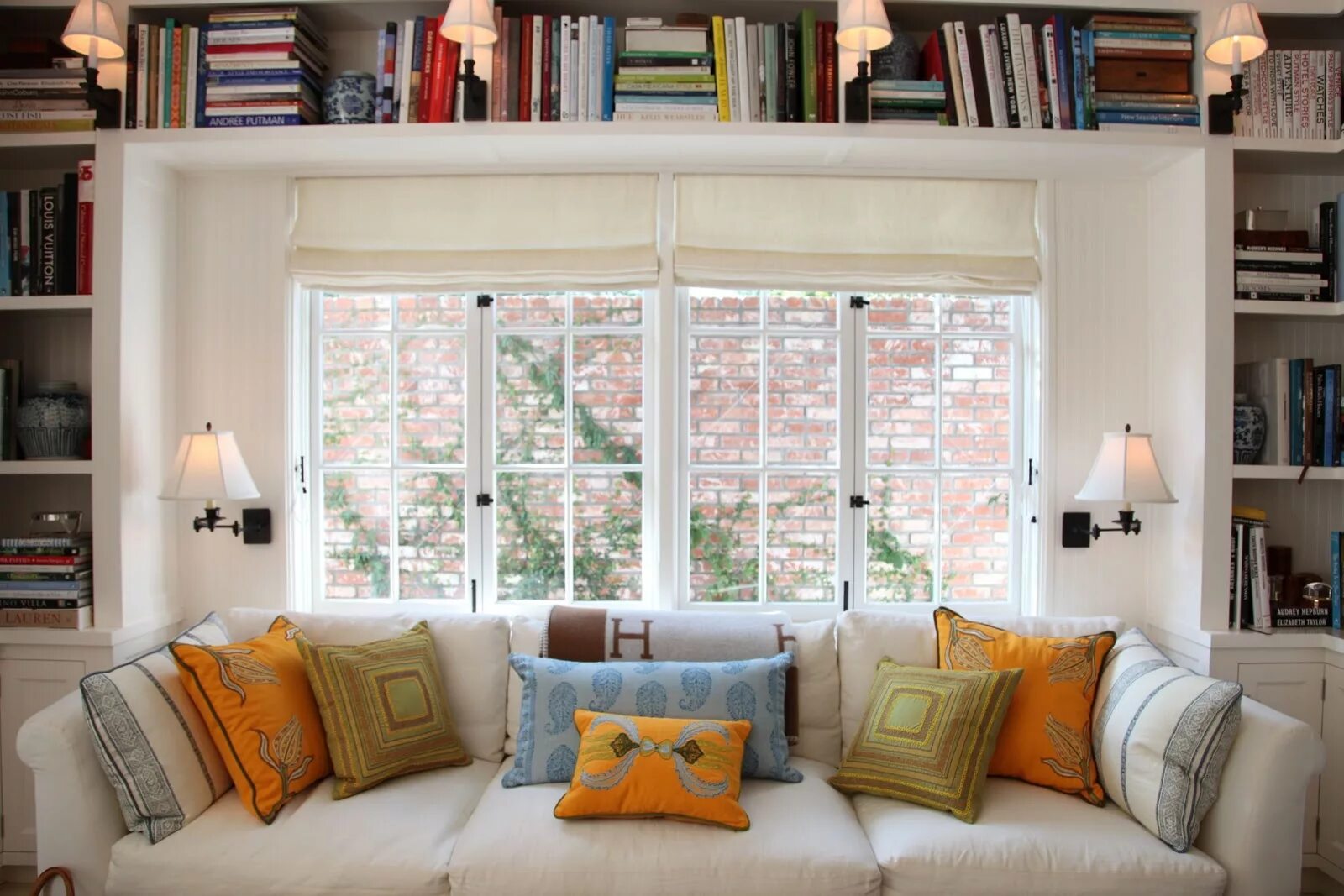 The windows is the sofa