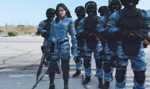 Девушка омон