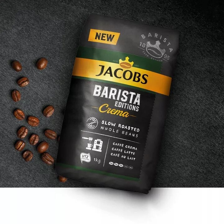 Якобс бариста в зернах. Якобс бариста Editions кофе. Jacobs Barista crema в зернах. Кофе в зернах Barista crema, Jacobs. Jacobs Barista Editions crema зерновой.