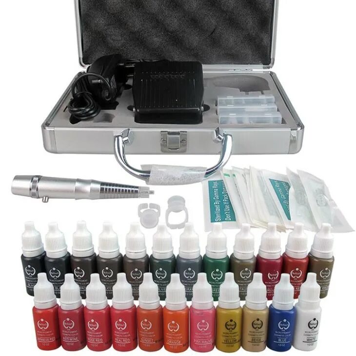 стартовый набор для перманентного макияжа. инструменты для перманентного макияжа бровей. материалы для перманентного макияжа. аппарат белар для перманентного. перманентный макияж материалы.