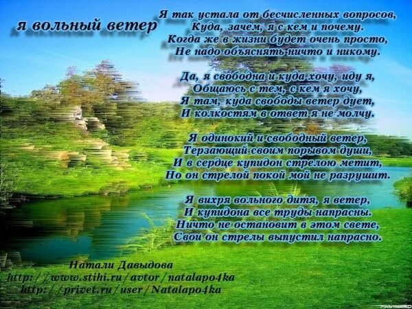 Слова песни свободный ветер. Вольный ветер стихи. Стих про ветер. Стих я Вольный ветер. Стихи про ветер и любовь.