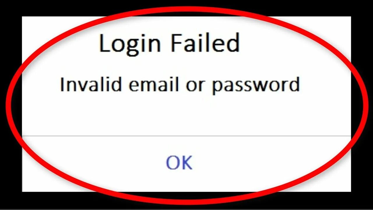 Invalid email or password. Экраны входа "Invalid password. Email is Invalid. Problematic password.