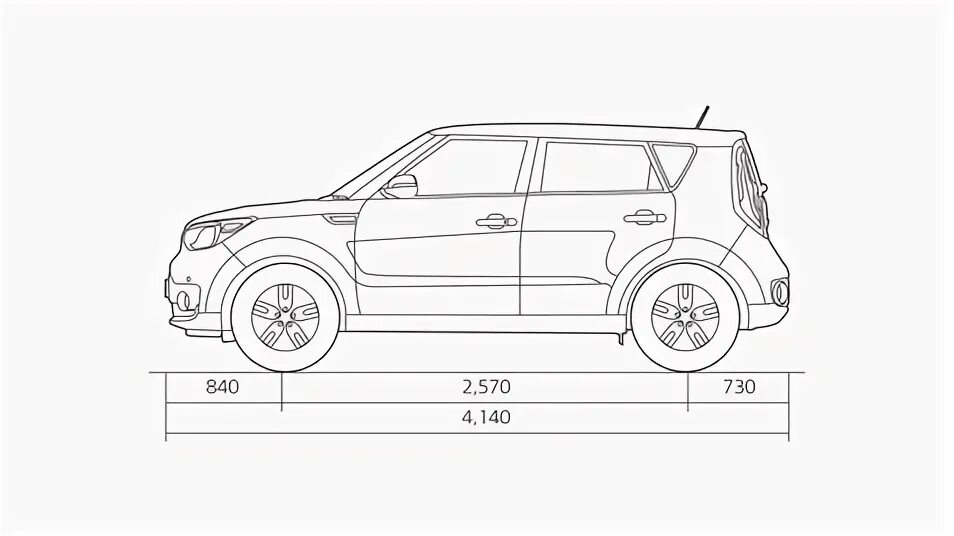 Длина киа соул. Габариты Киа соул 2011. Габариты Kia Soul 2. Ширина Киа соул 2021. Киа соул 2021 габариты кузова.