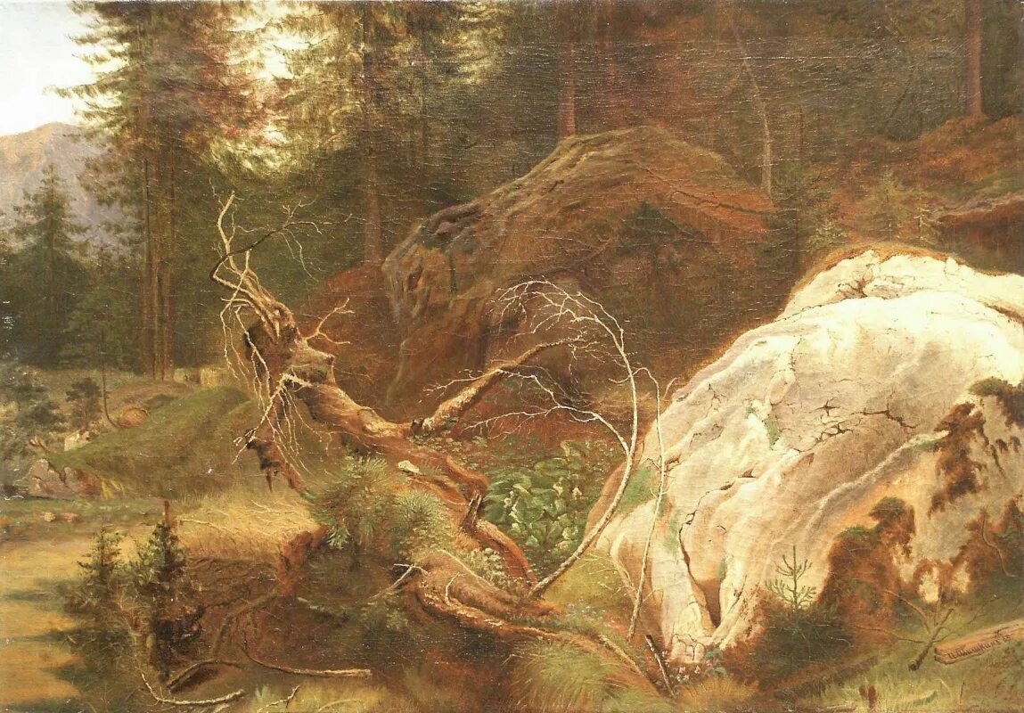 Картины ивановича. Шишкин Иван Иванович лес 1865. Шишкин 1865. Шишкин Иван Иванович камни. Художник Шишкин Иван Иванович картины.