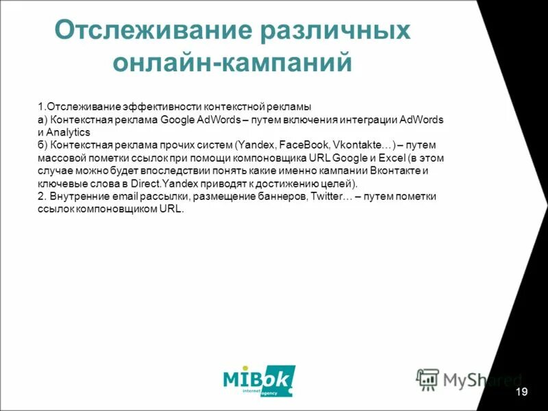 Мониторинг кампании. Мониторинг кампании