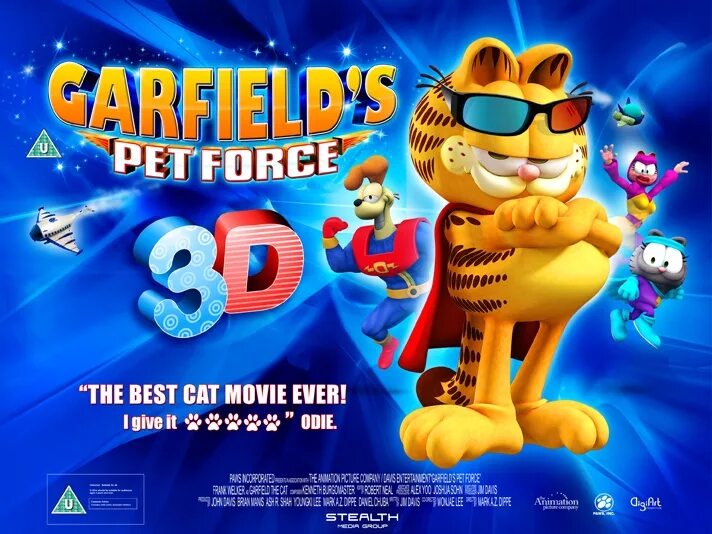 Гарфилд Pet Force. Космический спецназ Гарфилда. Garfield's Pet Force 2009. Спецназ гарфилда