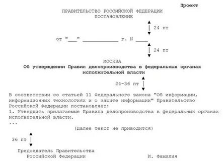 Постановление порядок составления
