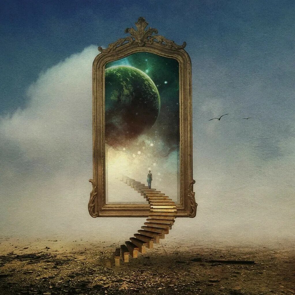 Дверь в сказочный мир. Двери в другие миры. Погружение в прошлые жизни. Дверь вечность. Сюрреализм вечность.