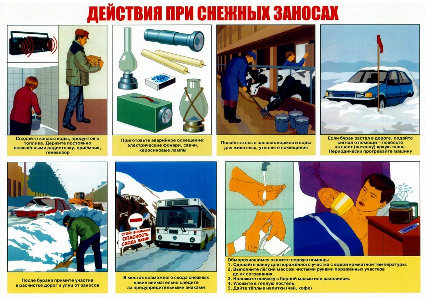 Действия работников при чрезвычайных ситуациях. Плакат действия населения при стихийных бедствиях. действия населения при снежных заносах. действия при снежных заносах плакат. памятка при снежных заносах.