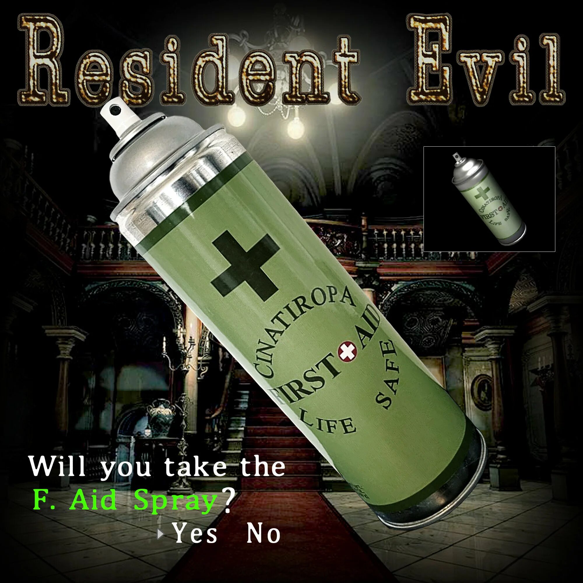 Лечебный спрей Resident Evil. Resident Evil лечебный спрей этикетка. Resident Evil лечебный спрей этикетка на спрее. Resident Evil лечебный спрей развёрнутая этикетка. Спрей этикетка