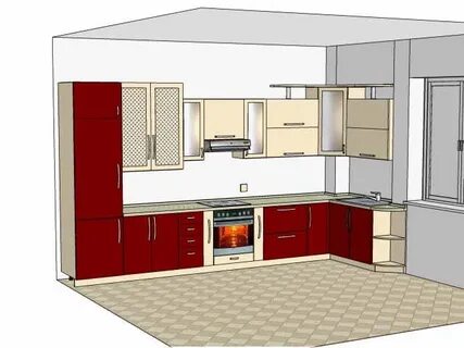 Конструктор кухни с размерами