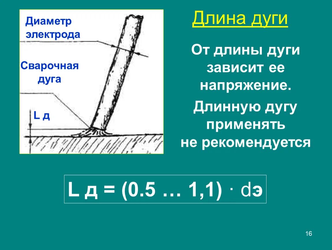 Формула длины сварочной дуги. Длина электрода 4 мм. Формула расчета длины сварочной дуги. Как узнать диаметр электрода для сварки.