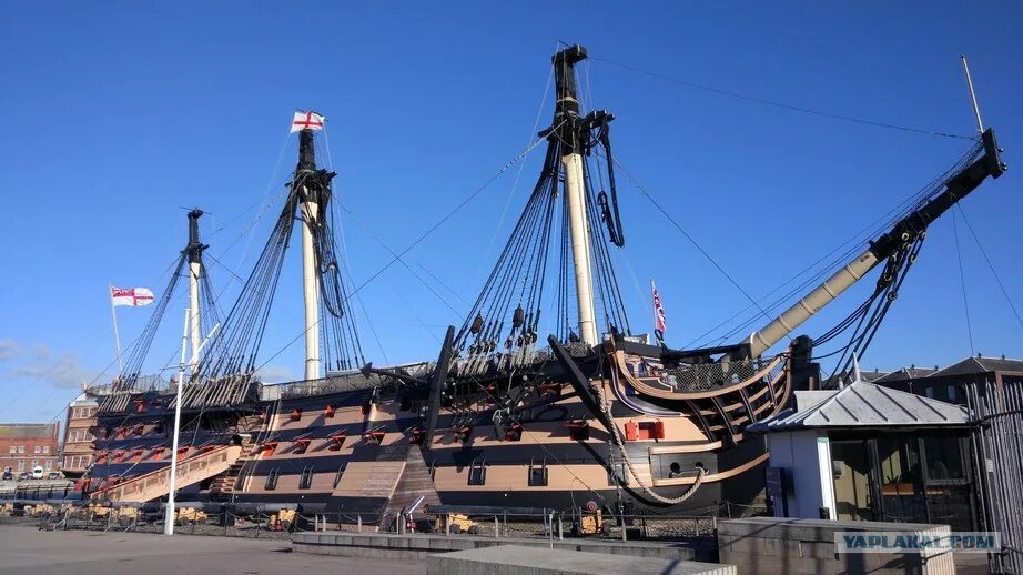 Корабль Портсмут. HMS Victory Portsmouth. Бушприт Виктори. HMS Victory мачты крепление.