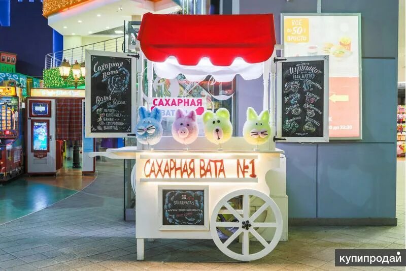 Продавать сладкую вату