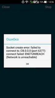 Ошибка входа
