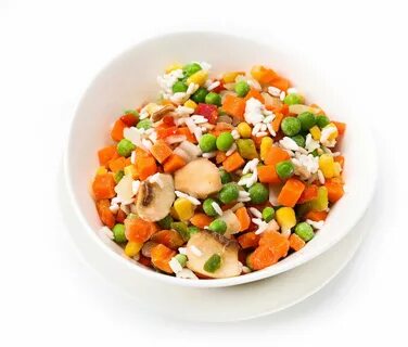 Замороженные овощи с шампиньонами