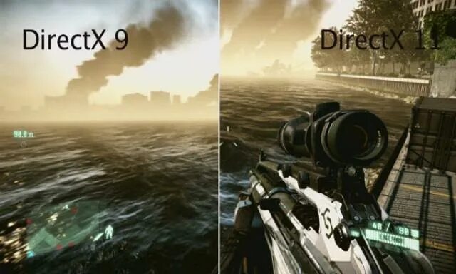 Crysis 2 dx11 vs. DIRECTX 9 vs 11. Crysis dx9 dx11. Директ Икс 11. Directx версии 9