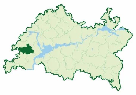 Татарстан с муниципальными