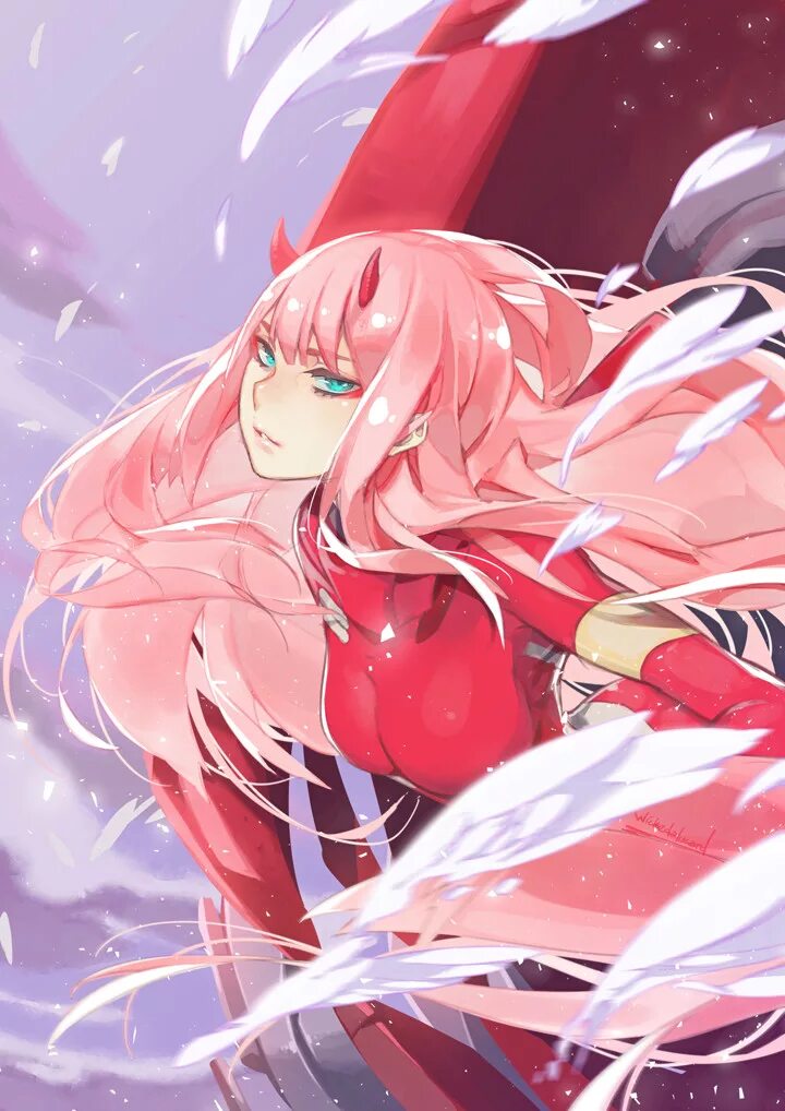 Zero grow. Zero two франкс. код 002 darling in the franxx.