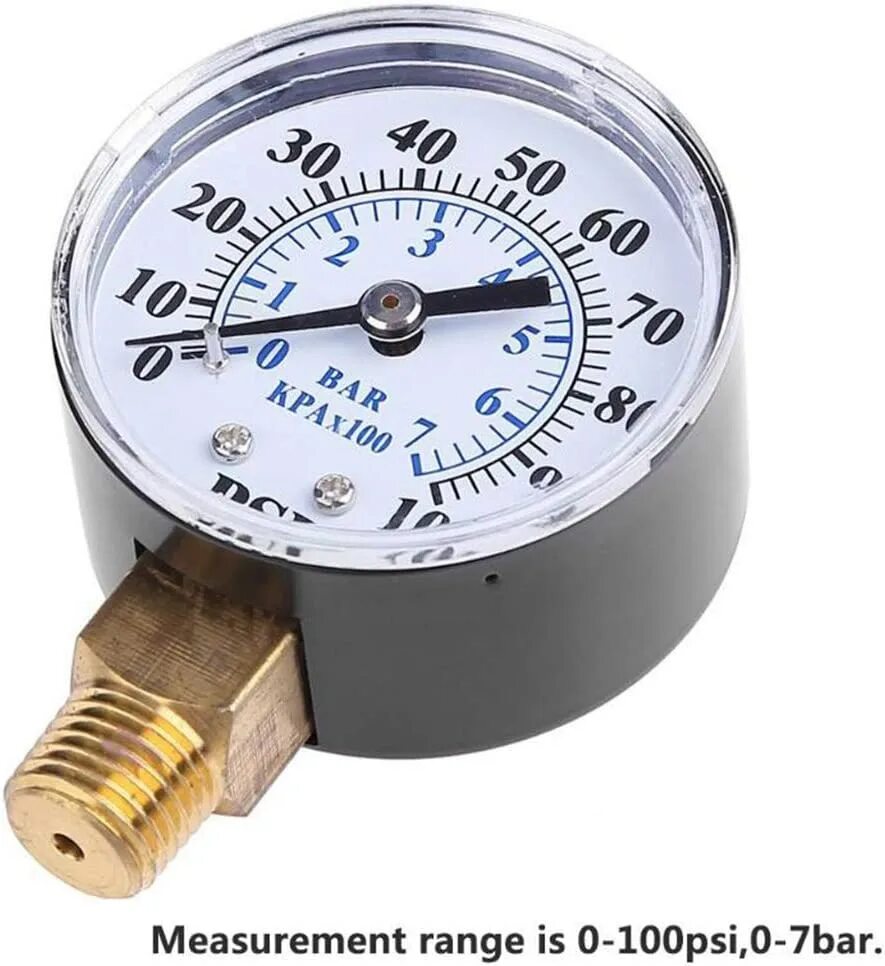 Манометр Pressure Gauge a6350 1/4pt. Датчик давления 1/2 дюйма NPT. Мини-манометр HF 1/8 дюйма NPT, 0-15psi, воздушный. Licota ATP-2089a-Gauge b манометр 0-1 Bar.