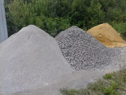 Тонна гранитного щебня