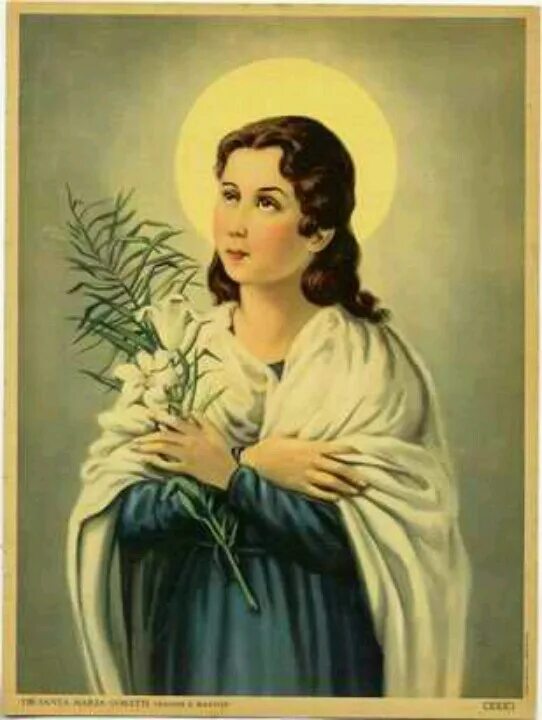 Святая.Maria Goretti.