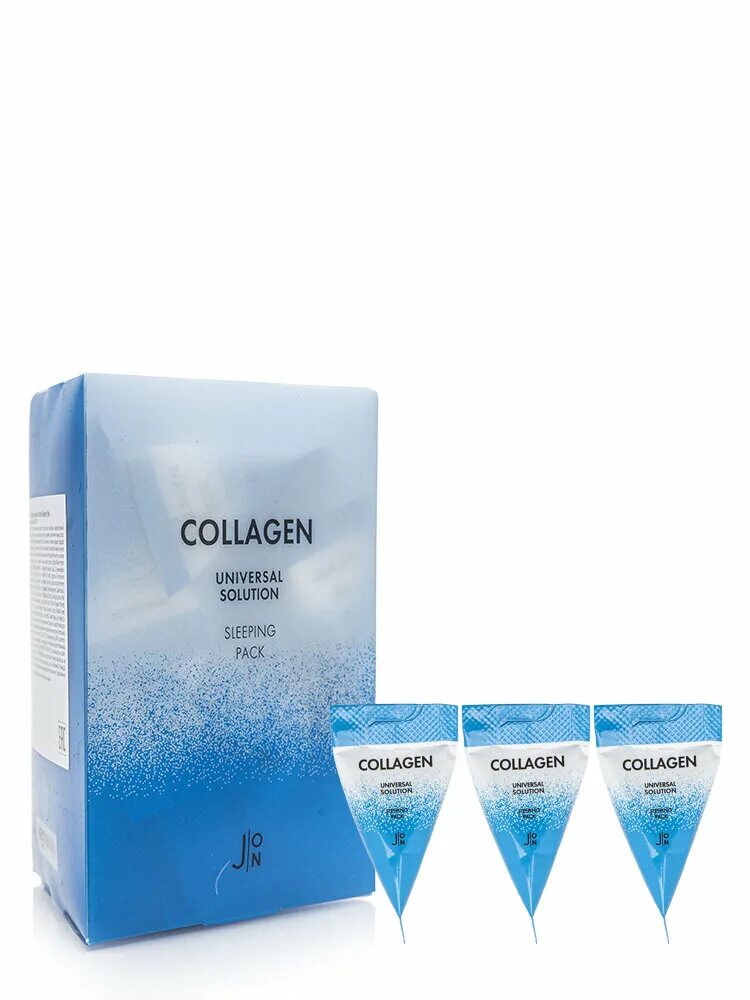 Маска для лица Collagen Universal solution sleeping Pack. J:on Collagen Universal solution sleeping Pack. Маска для лица j:on Collagen Universal Solutio. [J:on] коллаген набор маска для лица Collagen Universal solution sleeping Pack, 20 шт * 5гр.