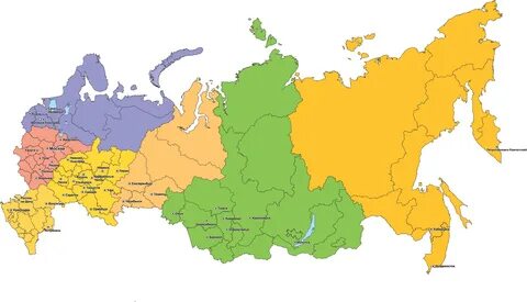 Карта россии 2015г